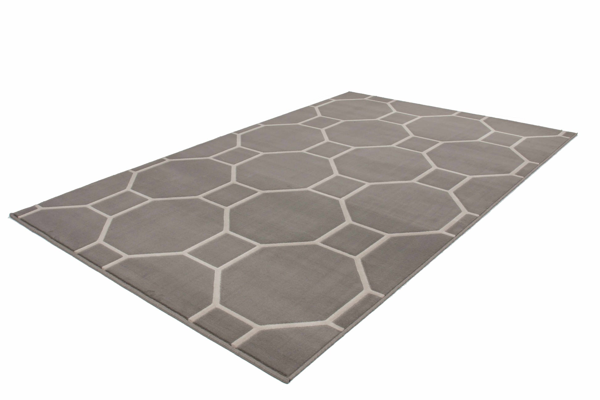 Lina 125 Taupe / Elfenbein 80cm x 150cm