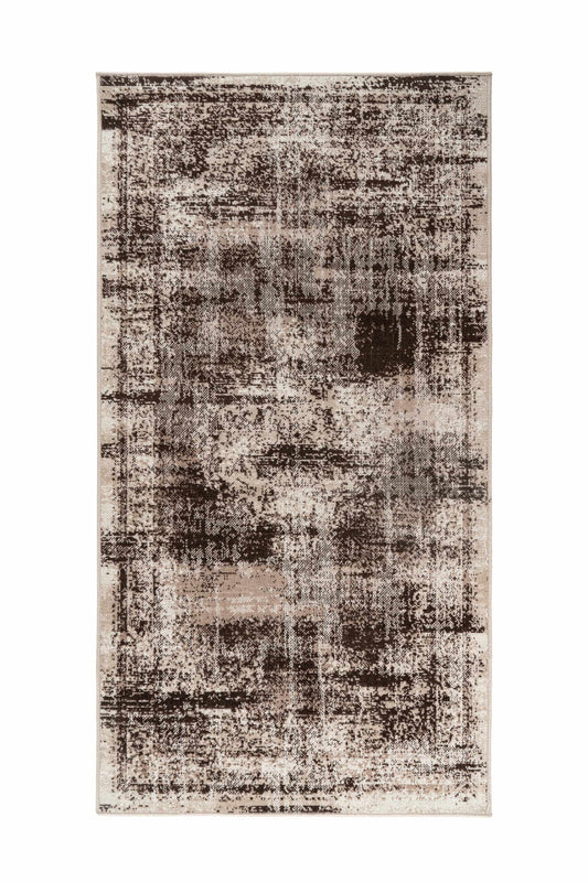 Ariya 225 Taupe / Braun 80cm x 150cm | Flachflor | Teppich
