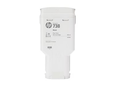HP 738 300-ml Black DesignJet Ink Cartri