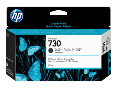 HP 730 130 ml Tinte Matt Schwarz