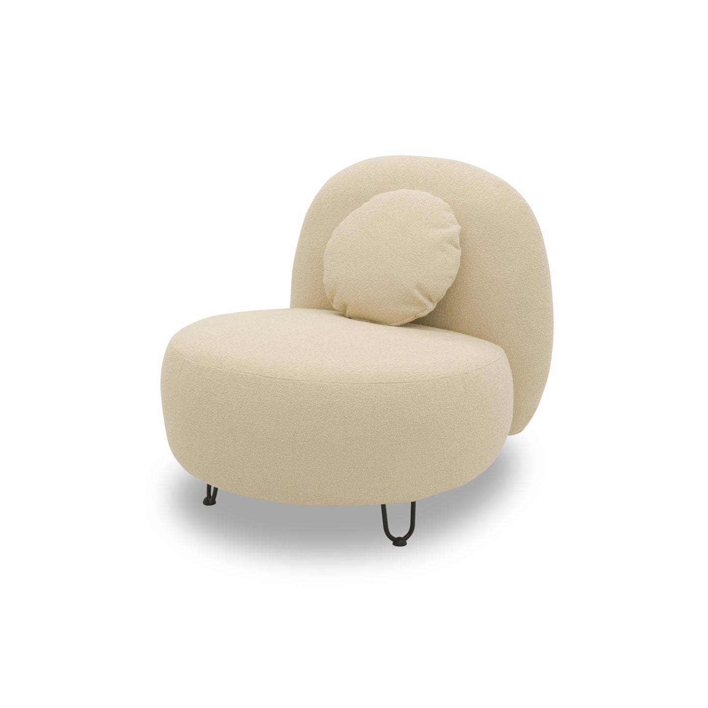 Outdoor Sofa 300 011 Sessel, Gartensofa, Gartenmöbel, Outdoor Möbel, beige, 76 x 88 x 79 cm   Aosom