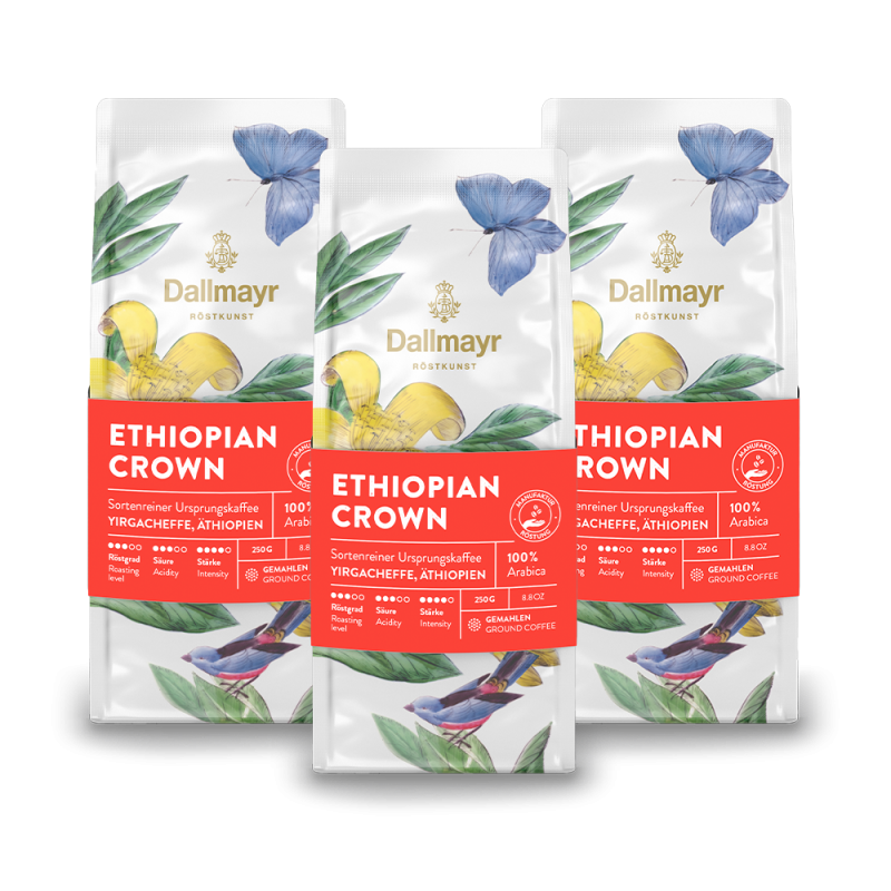 Röstkunst Ethiopian Crown 3 x 250g gemahlen