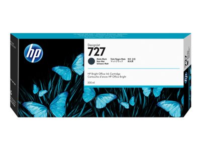 HP 727 300 ml Matte Black Ink Cartridge