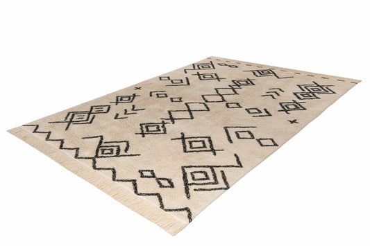 Mylen 325 Creme / Schwarz 80cm x 150cm