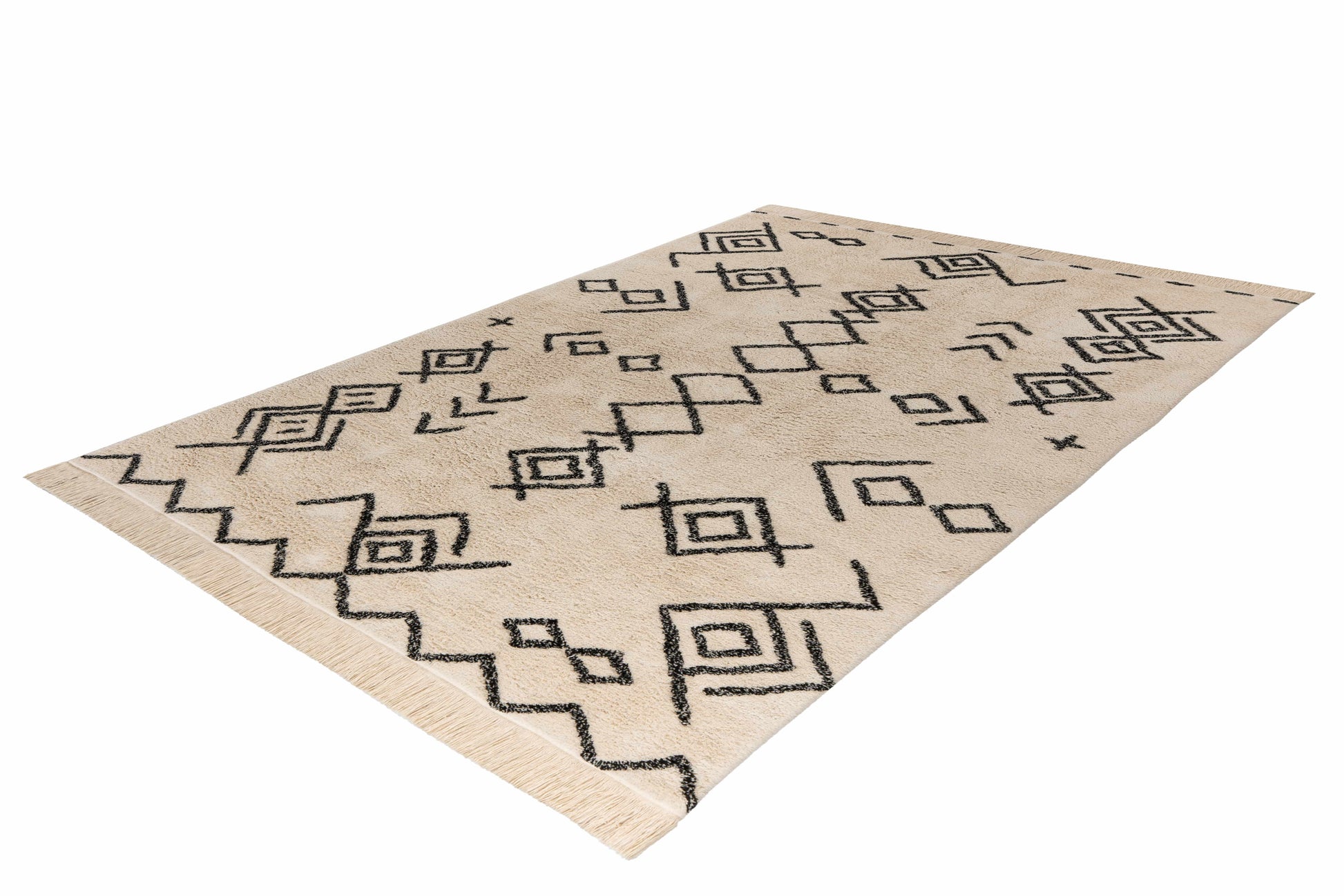 Mylen 325 Creme / Schwarz 80cm x 150cm