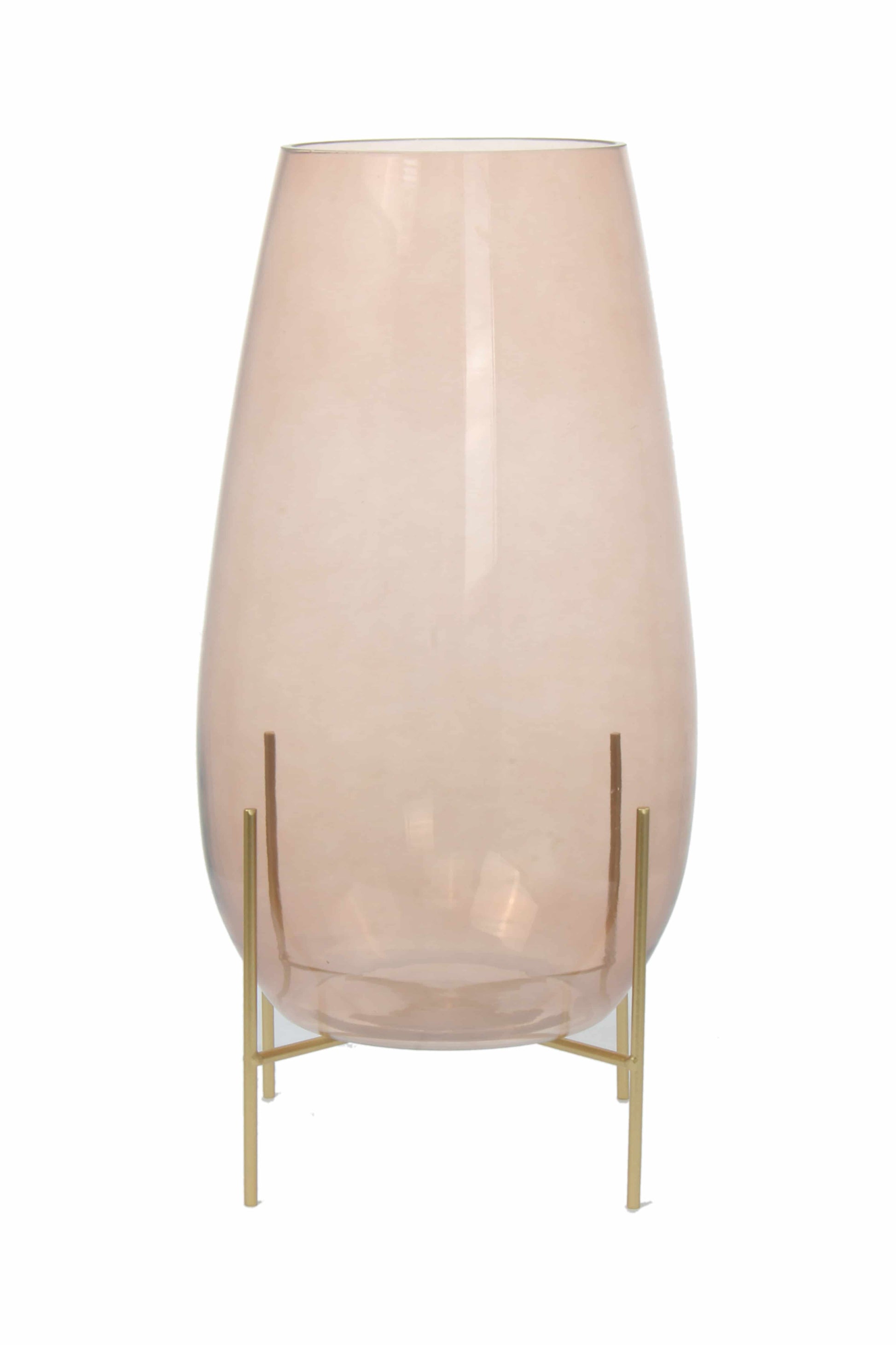 Glasvase Crea 125 Rosa / Braun