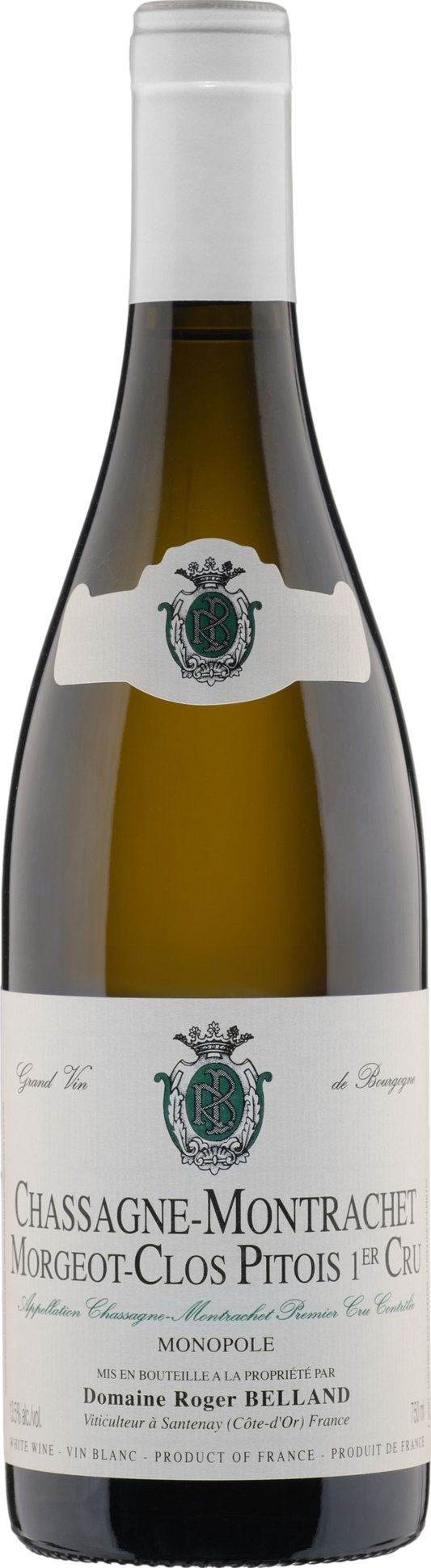 Domaine Roger Belland Chassagne Montrachet Premier Cru Morgeot Clos Pitois Blanc 2023