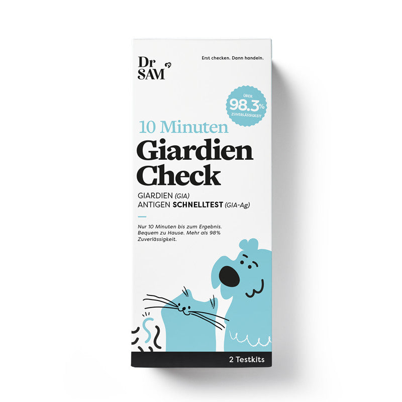 Dr. SAM Cat&Dog pawcheck Giardien Test 2er-Set