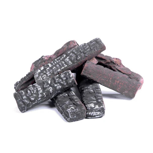 Keramikholz zur Deko für Ethanol Kamine - 8 Stück