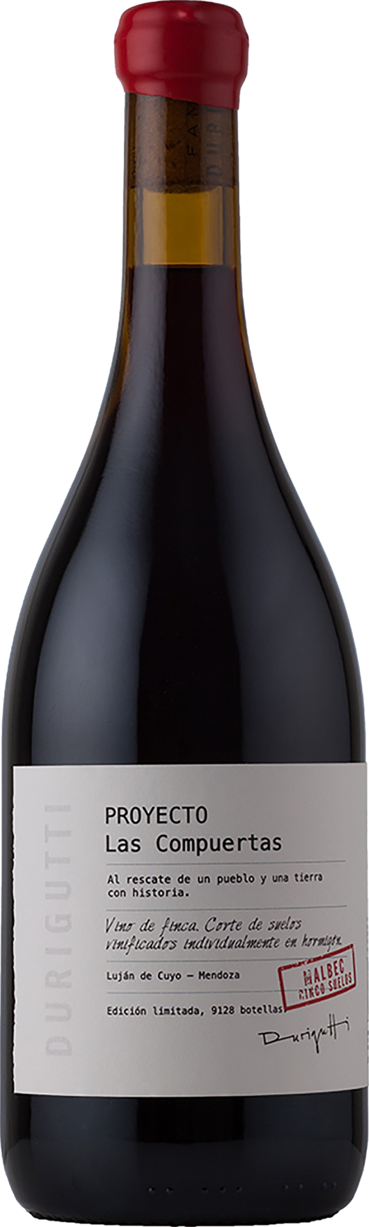 Durigutti Proyecto Las Compuertas Cinco Suelos Malbec 2022