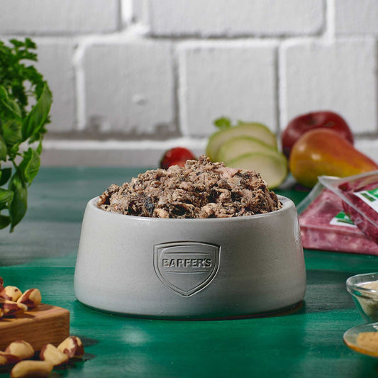 BARFER'S CHOICE  - Rinderpansen grün gewolft