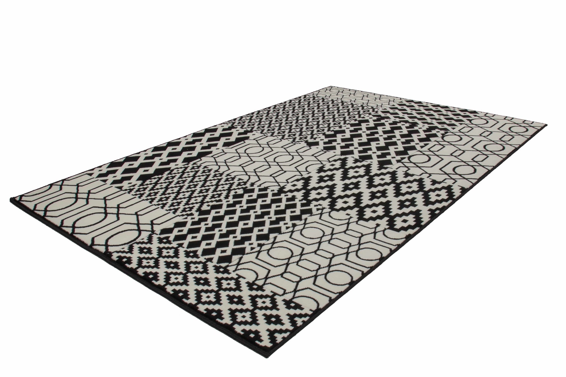 Lina 325 Multi / Schwarz 80cm x 150cm