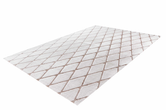 Vivica 225 Weiß / Taupe 80cm x 250cm