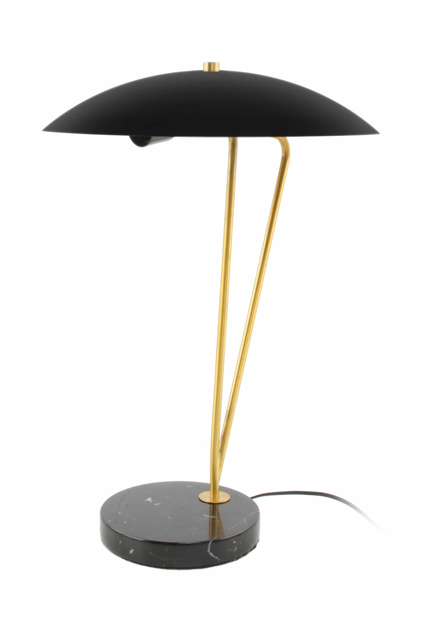 Tischlampe Kayani 125 Schwarz / Gold / Weiß