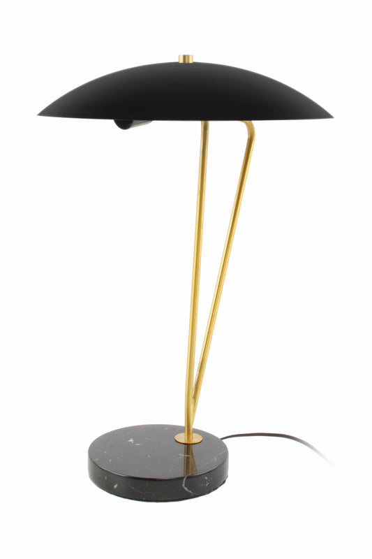 Tischlampe Kayani 125 Schwarz / Gold / Weiß