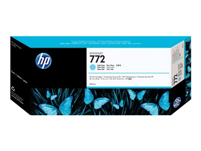 HP 772 Tinte 300ml hell cyan
