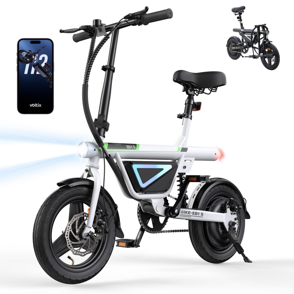 U1 / EB1S Kompaktes E-Bike Faltbar - EB1S Weiß