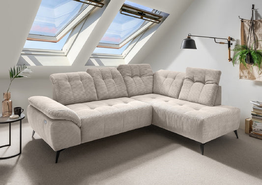 Fiore - Ecksofa mit elektrischem Sitzvorschub