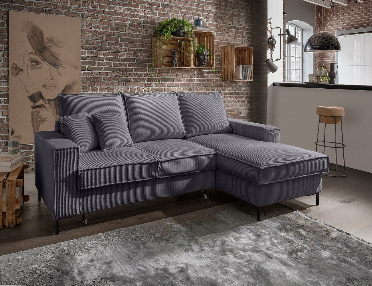 Ecksofa Rom – Die Wohlfühloase mit Schlaffunktion