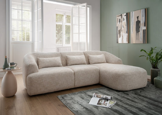 Ecksofa Caponi von Benformato -  mit Tonnentaschenfederkern