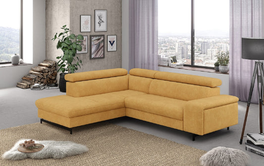 Ecksofa Emma mit Schlaffunktion und Bettkasten – Funktionalität trifft auf elegantes Design