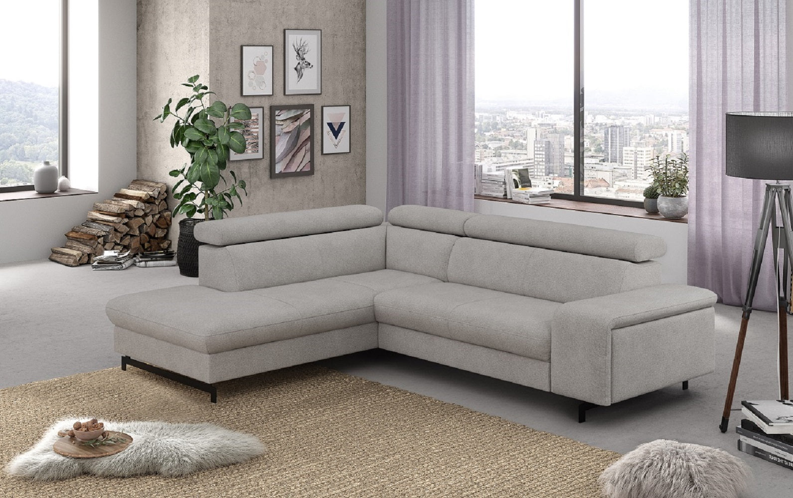 Ecksofa Emma mit Schlaffunktion und Bettkasten – Funktionalität trifft auf elegantes Design