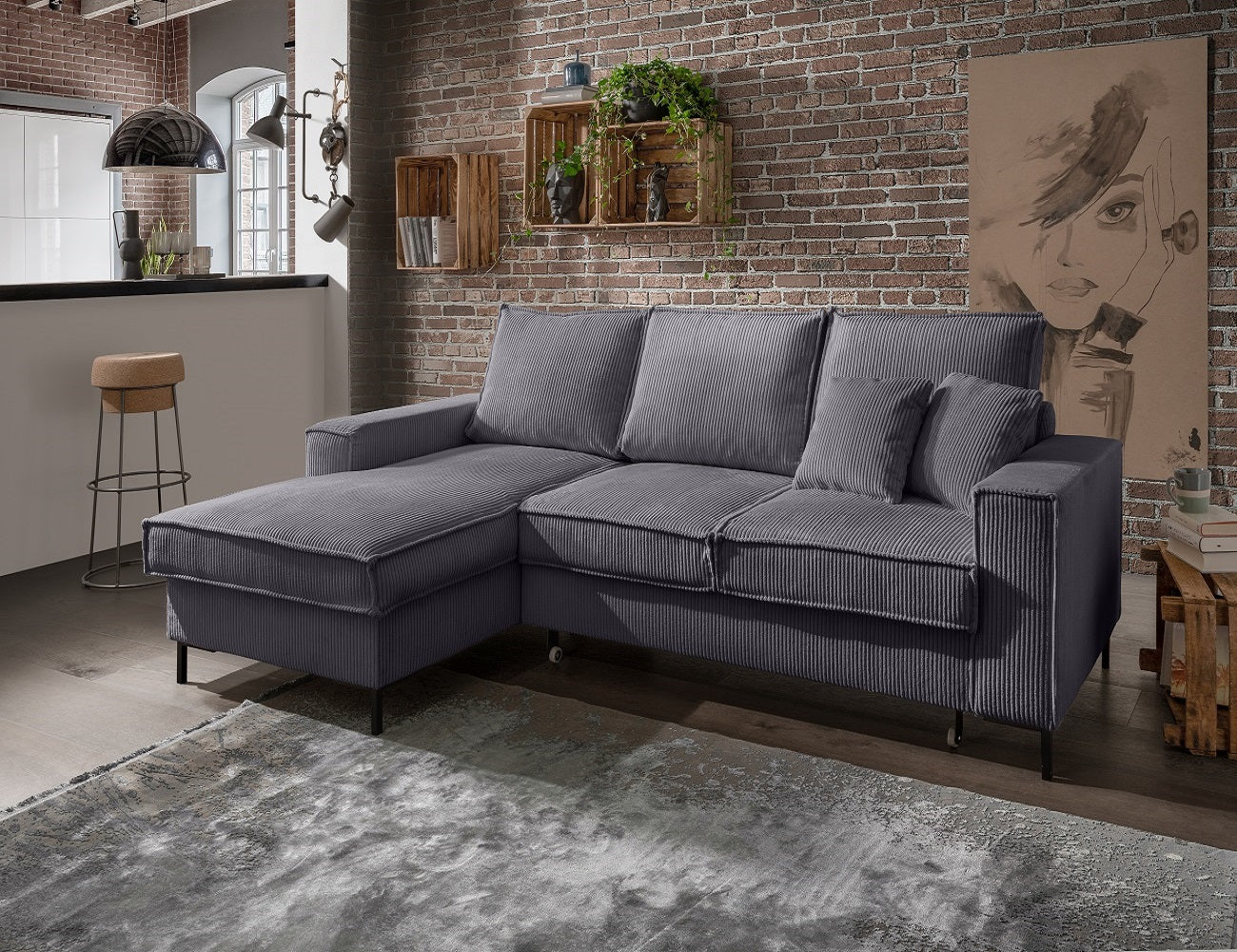 Ecksofa Rom – Die Wohlfühloase mit Schlaffunktion