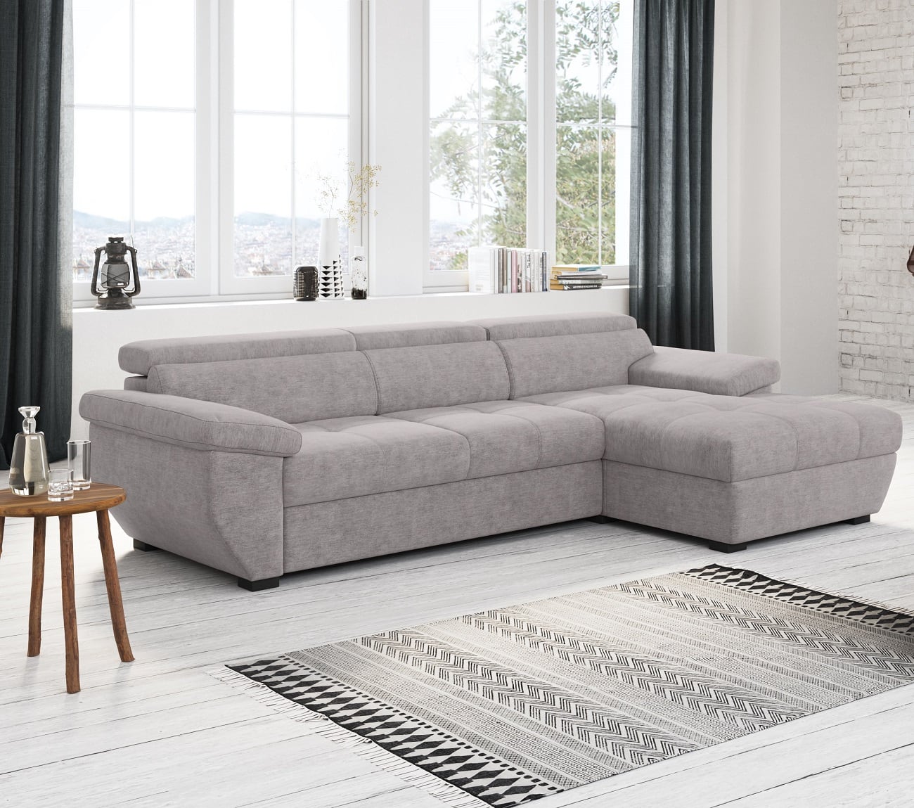 Ecksofa Speedway von Cotta - Schlaffunktion, Bettkasten &amp; Komfort