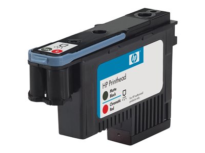 HP 73 Druckkopf mattschwarz/chrom.Rot