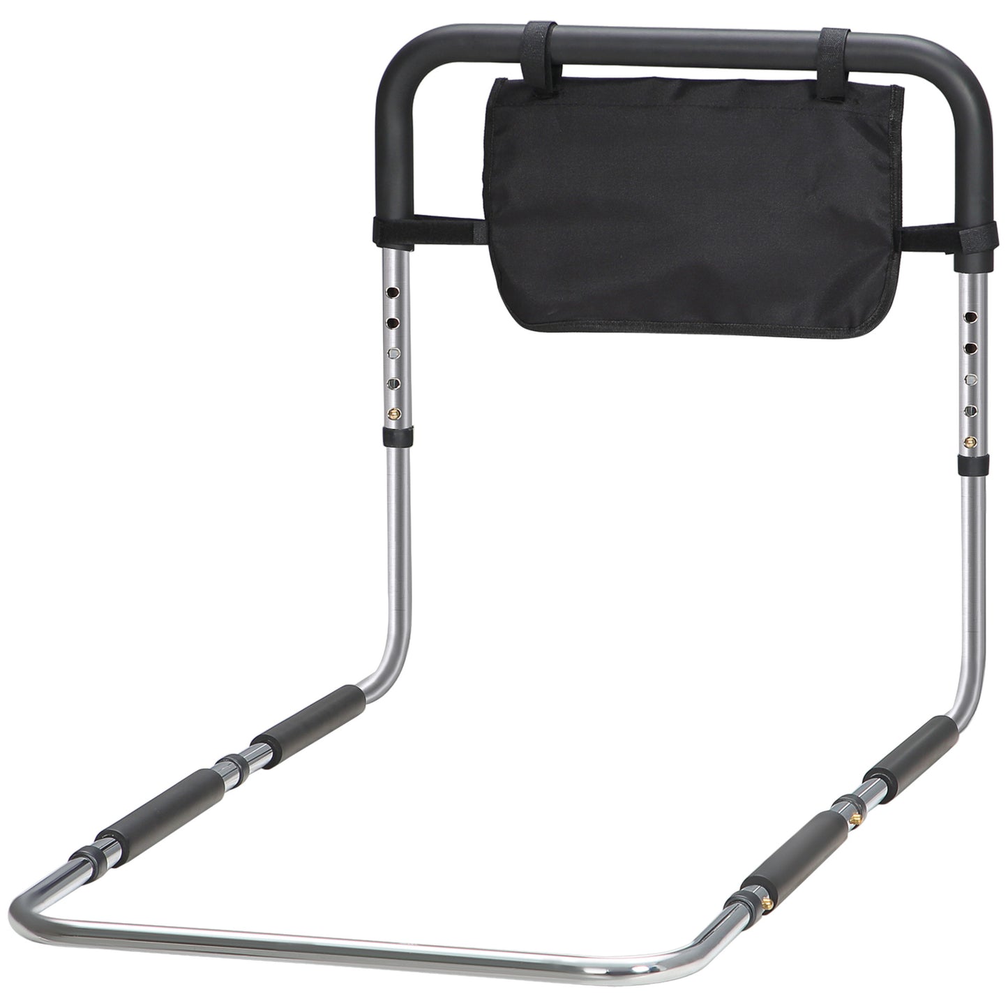 HOMCOM Bettgriff sichere Barriere Schutz höhenverstellbarer Griff Tasche 87Lx51,5Bx45-55H cm   Aosom