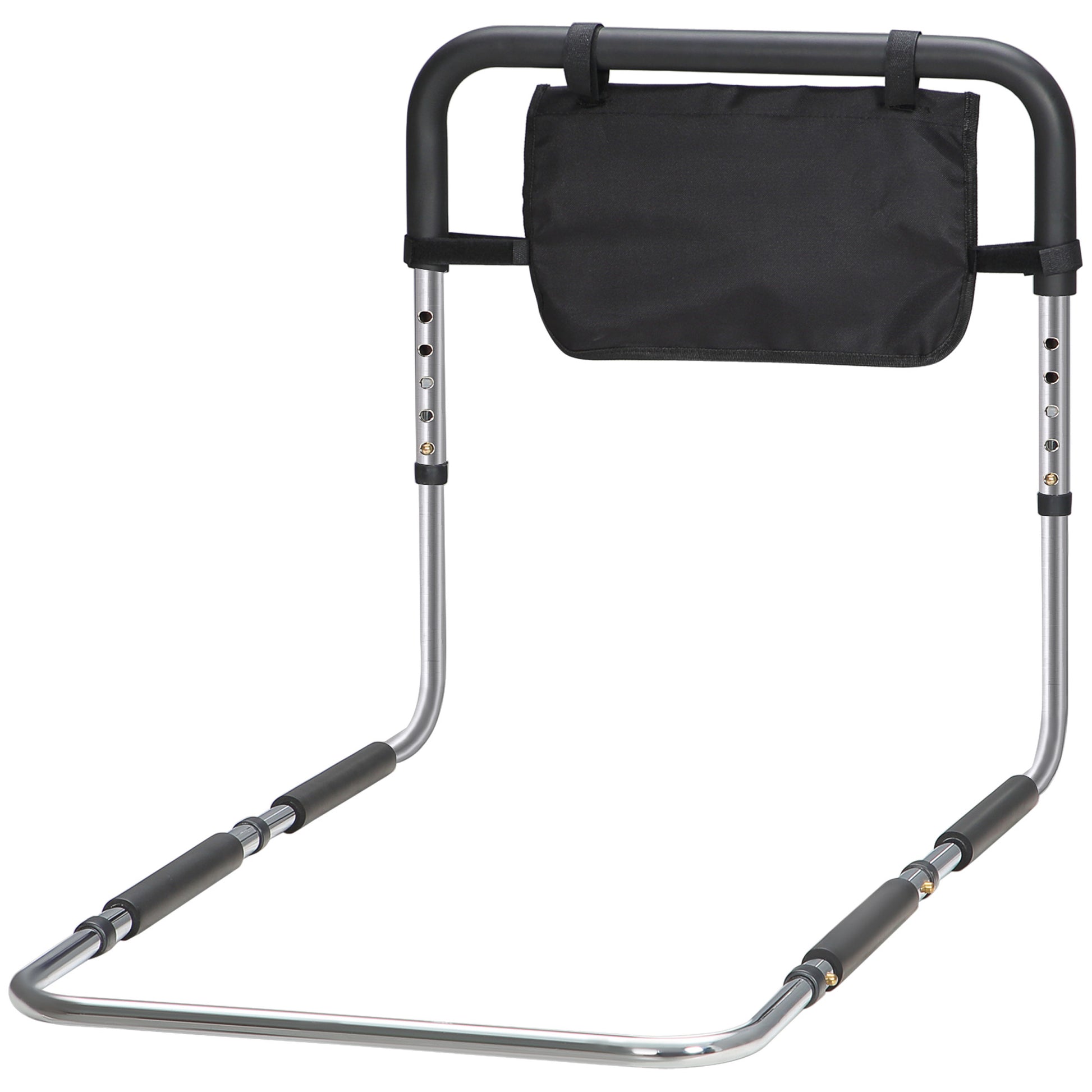 HOMCOM Bettgriff sichere Barriere Schutz höhenverstellbarer Griff Tasche 87Lx51,5Bx45-55H cm   Aosom