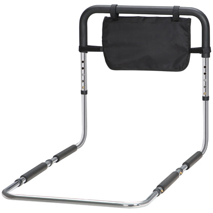 HOMCOM Bettgriff sichere Barriere Schutz höhenverstellbarer Griff Tasche 87Lx51,5Bx45-55H cm   Aosom