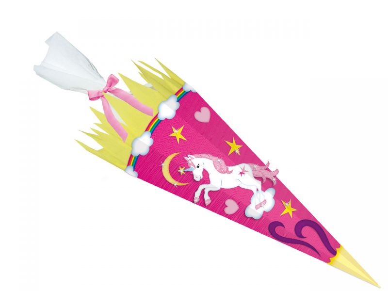 URSUS Bastel-Schultüte Easy Line »Einhorn«, 68 cm