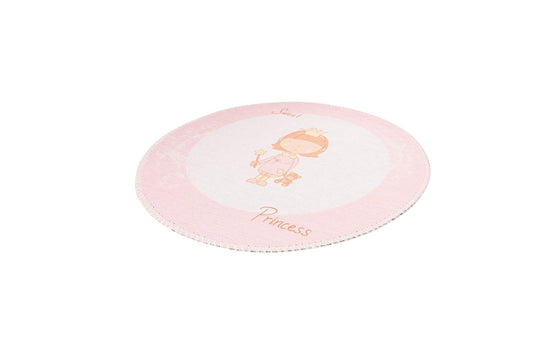 Teppich Bambini 300 Rosa Ø 160cm RUND | Kinderteppich | Flachflor