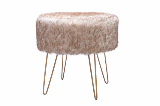 Hocker Mio 110 Weiß / Braun