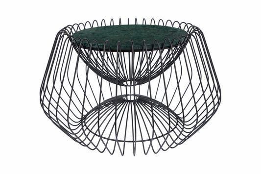 Beistelltisch Malibu 325 Grün / Schwarz