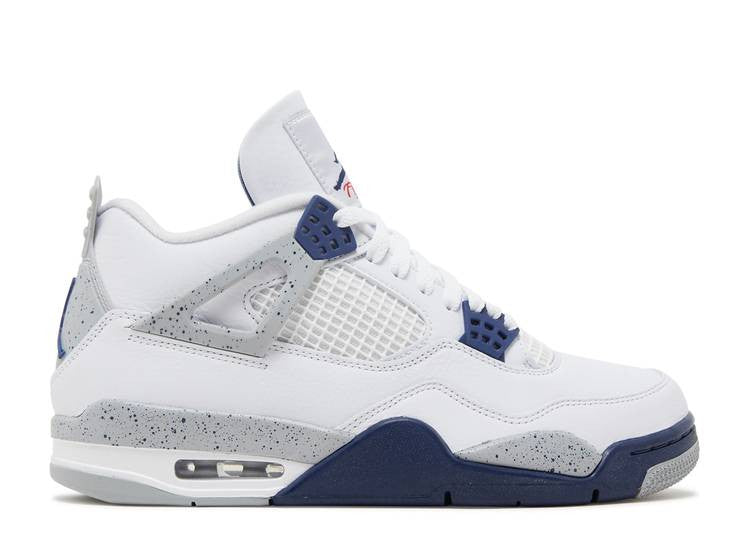 Air Jordan 4 Retro White Midnight Navy