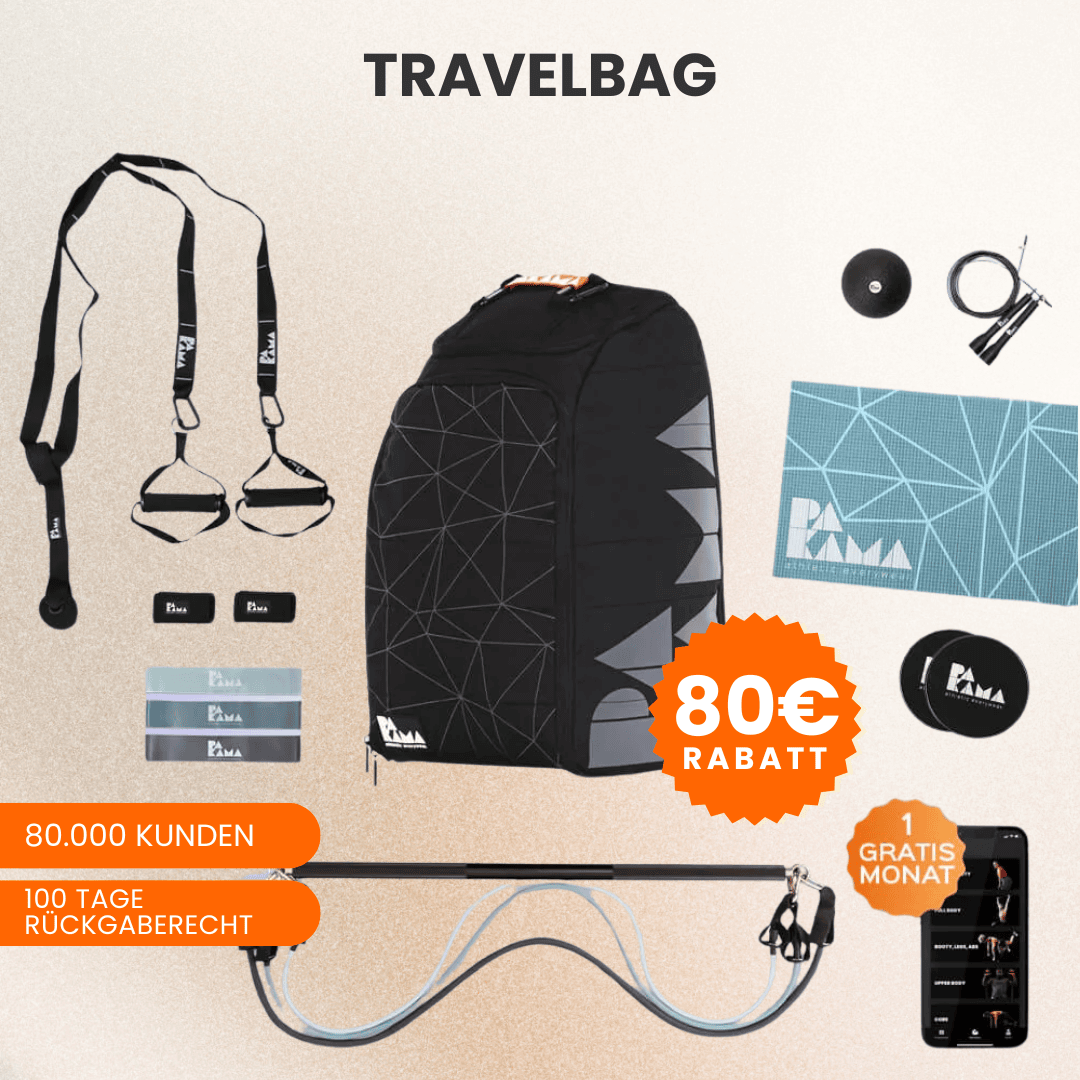Fitnessstudio to Go Travel Bag (inkl. App)