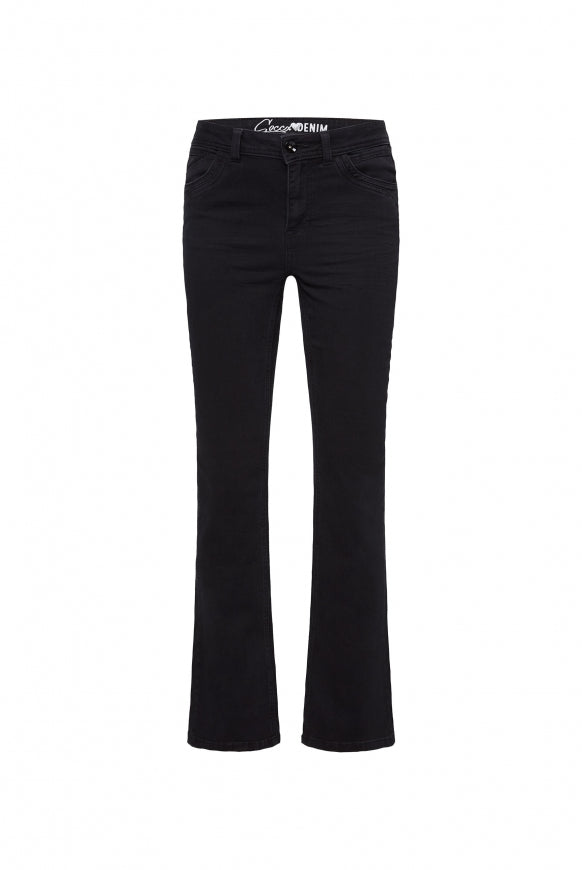 SOCCX Flared Jeans PA:LA Regular Fit - black aged