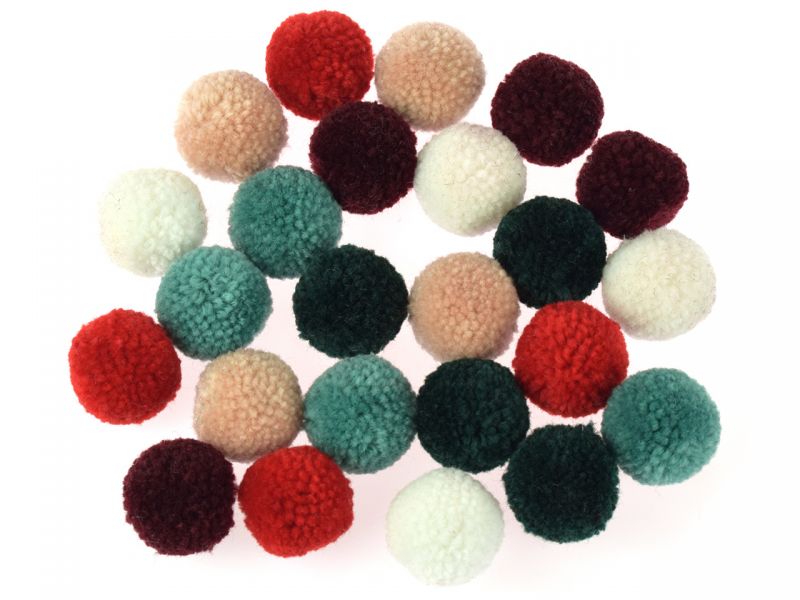 Folia Woll-Pompons »Elegance«