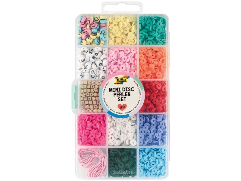 Folia - Mini Disc Perlen Set, 1.832 Teile