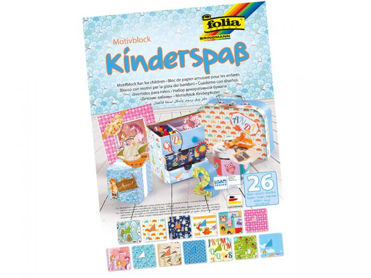 Folia Motivblock »Kinderspa?, 80 und 270 g/m², 24 x 34 cm, 26 Bogen