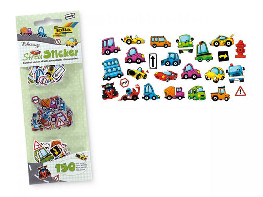 Folia Streusticker Fahrzeuge, 150-tlg.