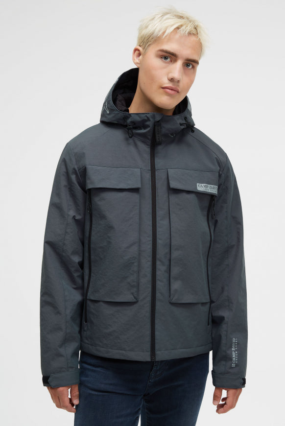CAMP DAVID Funktionsjacke mit Kapuze