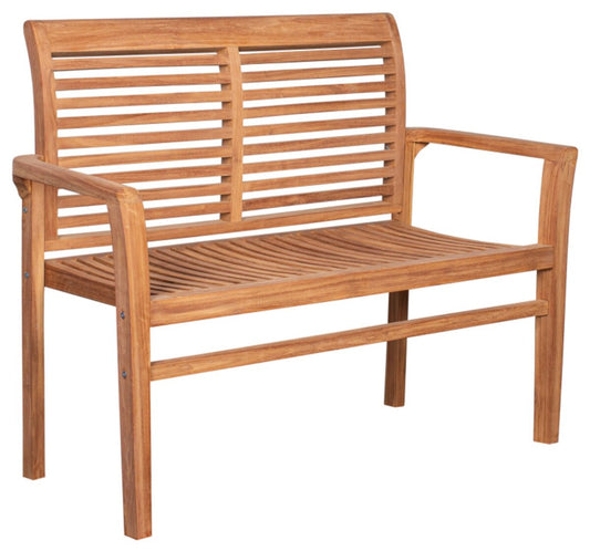 Gartenbank Derby Teak 120 cm stapelbar