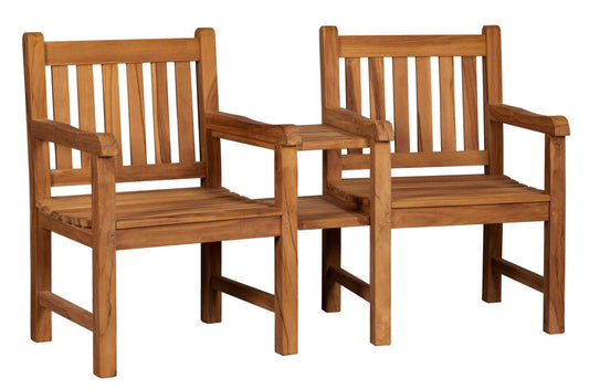 Gartenbank Feierabendbank Teak 160 cm