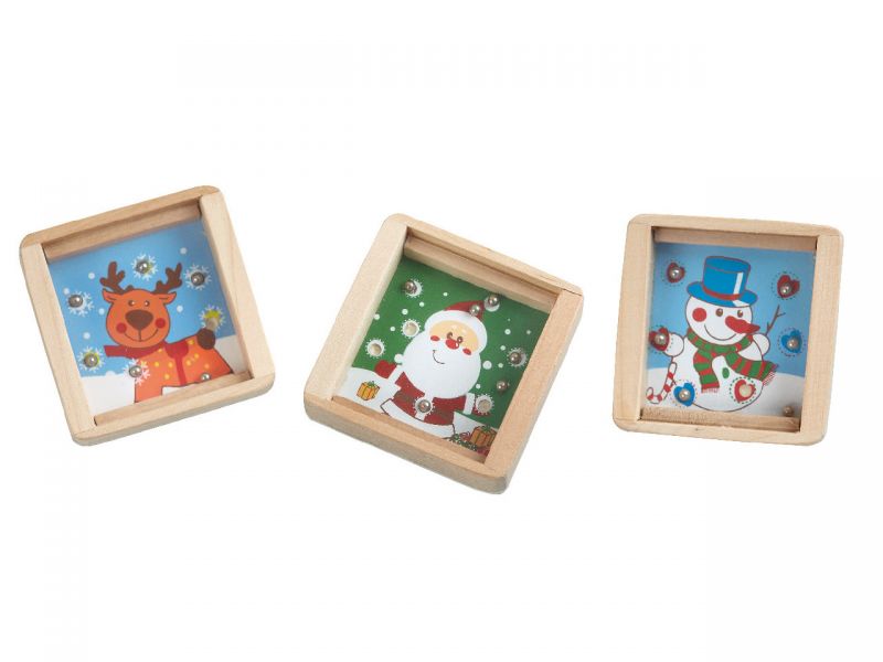 Spielheld Geschicklichkeits-Spiel »Weihnachten«, 1 Stück, Motive sortiert