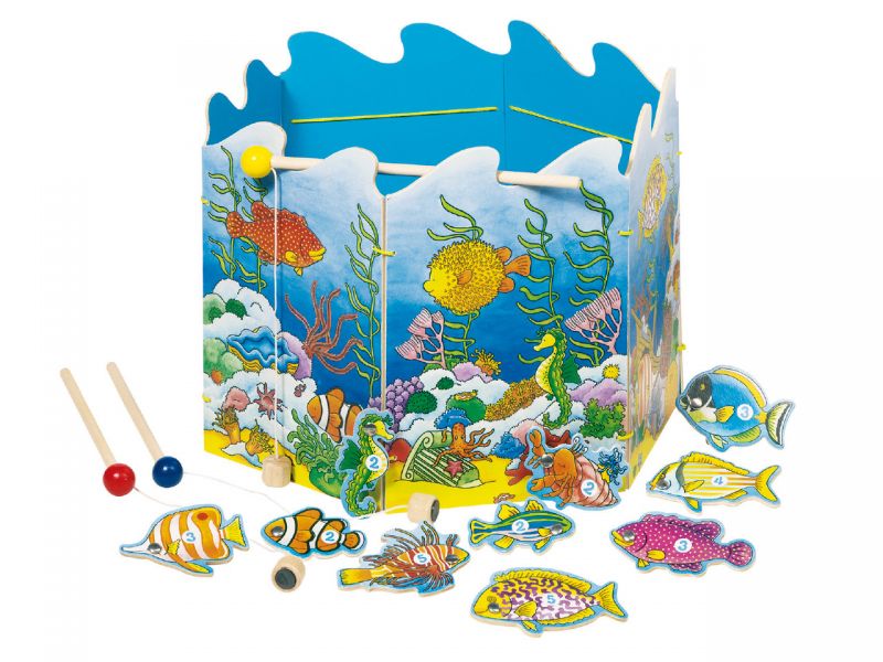 goki Angelspiel, 19-tlg. aus Holz