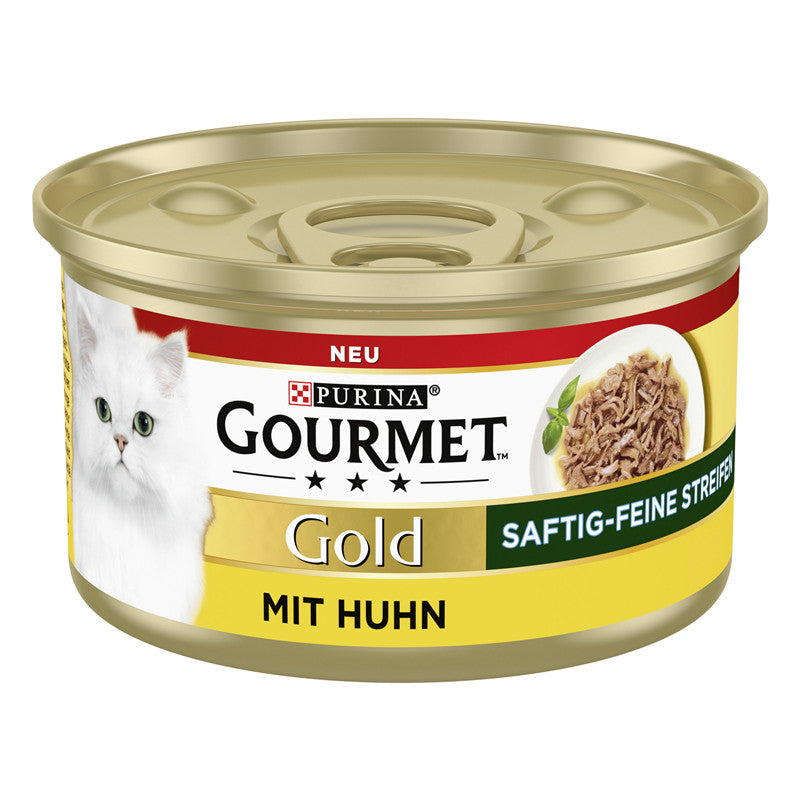 GOURMET Saftig-feine Streifen 12x85g