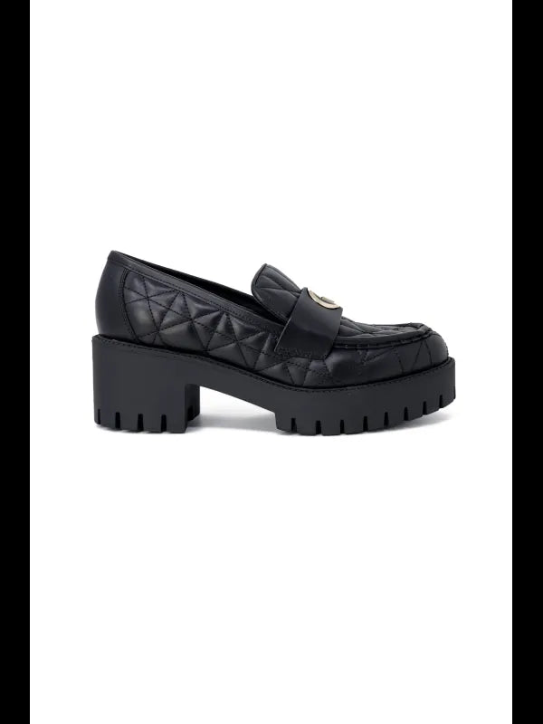 Guess Elegance Loafer Damen Schwarz Leder, Größe 40